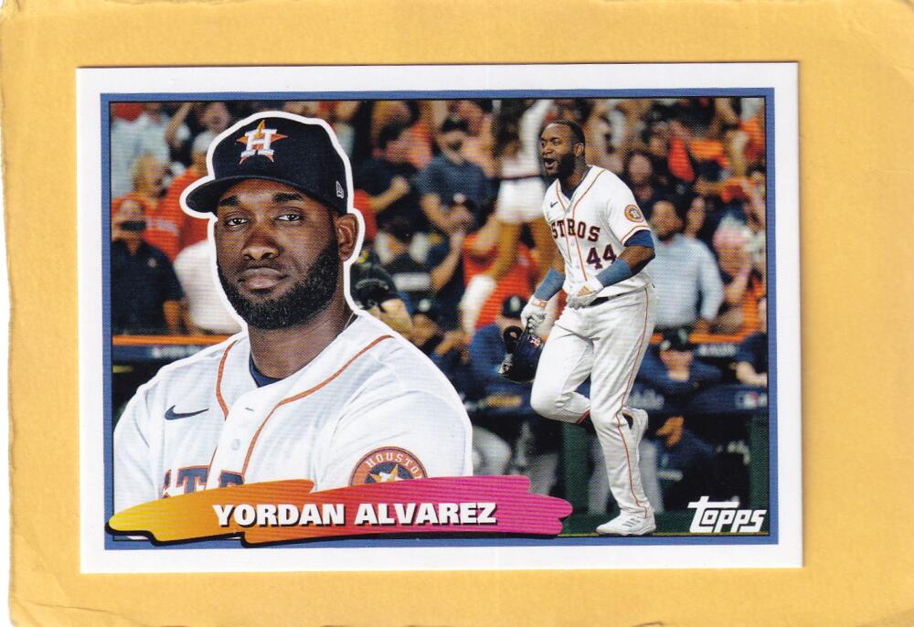 2023 Topps Update Series Oversized Big Baseball #BIG-9 Yordan Alvarez NM-MT+ Houston Astros