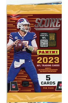 2023 Score Football Gravity Feed Pack